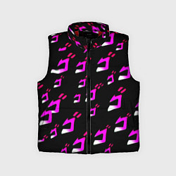 Детский жилет JoJos Bizarre neon pattern logo