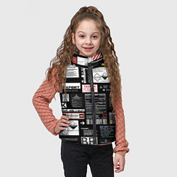 Детский жилет Инженерные шильдики, цвет: 3D-черный — фото 2
