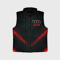 Детский жилет Audi stripes neon, цвет: 3D-черный