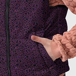 Детский жилет Фиолетовый имитация шкуры змеи, цвет: 3D-черный — фото 2