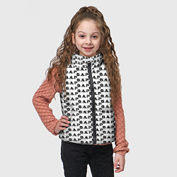 Детский жилет BAP kpop steel pattern, цвет: 3D-черный — фото 2
