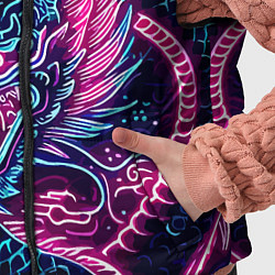 Детский жилет Neon Japanese dragon - irezumi, цвет: 3D-красный — фото 2