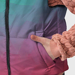 Детский жилет Цветной градиент - нейросеть, цвет: 3D-черный — фото 2