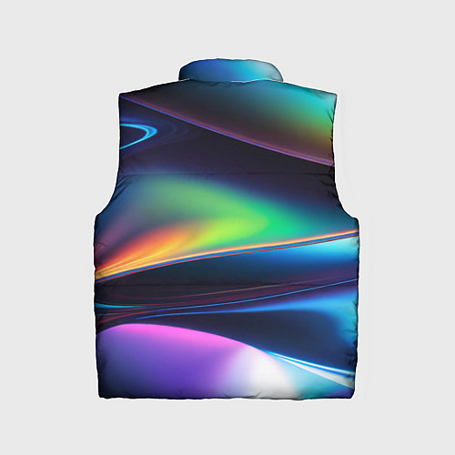 Детский жилет Голографический материал / 3D-Черный – фото 2