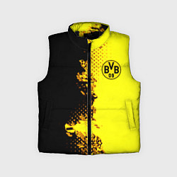 Детский жилет Borussia fc sport краски, цвет: 3D-черный