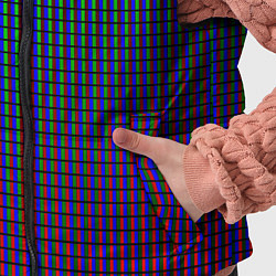 Детский жилет Неоновые светящиеся полосы, цвет: 3D-черный — фото 2