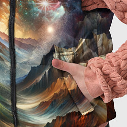 Детский жилет Горы и блеск, цвет: 3D-черный — фото 2