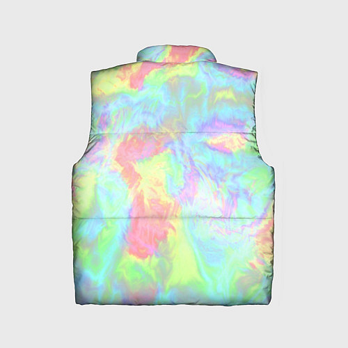 Детский жилет Абстракция смесь красок / 3D-Светло-серый – фото 2