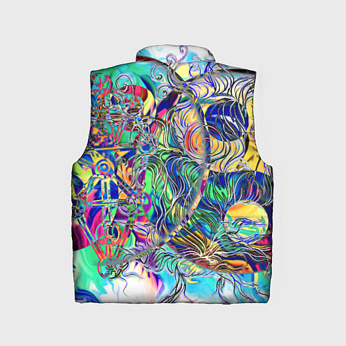 Детский жилет Сплетенные круги Инь Ян / 3D-Черный – фото 2