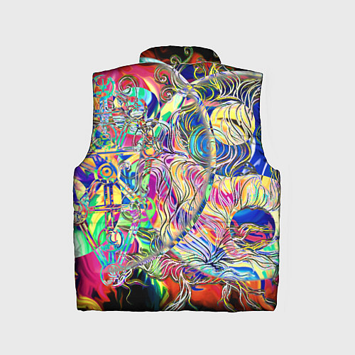 Детский жилет Сплетение Инь Ян / 3D-Светло-серый – фото 2