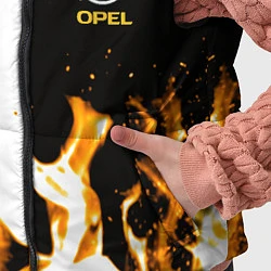 Детский жилет Opel огонь текстура, цвет: 3D-черный — фото 2