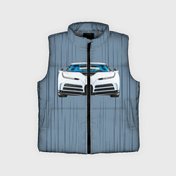 Детский жилет Bugatti Centodieci - белая бугатти чентодиечи, цвет: 3D-светло-серый
