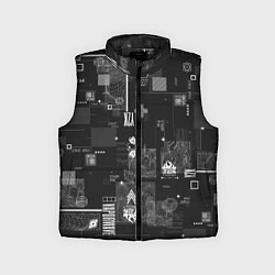 Детский жилет Y2k aesthetics print, цвет: 3D-черный