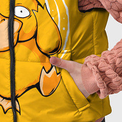 Детский жилет Псидак желтая утка покемон, цвет: 3D-красный — фото 2