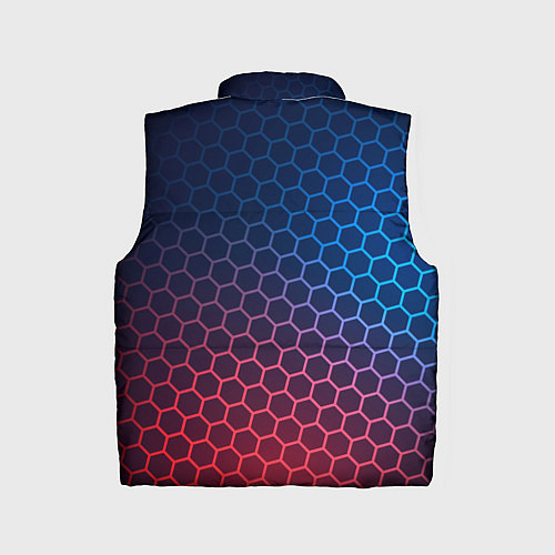 Детский жилет Dead by Daylight неоновые соты / 3D-Черный – фото 2