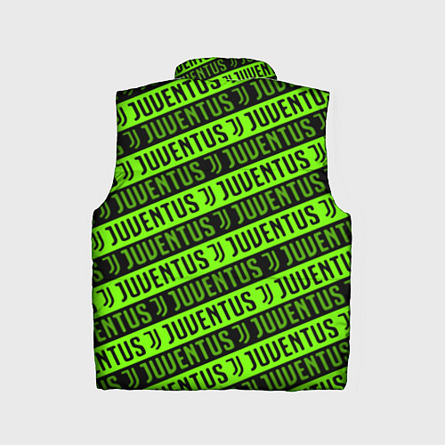 Детский жилет Juventus green pattern sport / 3D-Черный – фото 2