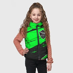 Детский жилет Roma sport green, цвет: 3D-черный — фото 2