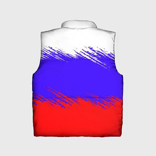 Детский жилет Триколор штрихи / 3D-Светло-серый – фото 2