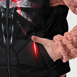 Детский жилет Символ волка на плитах с подсветкой, цвет: 3D-черный — фото 2