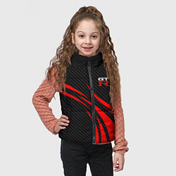 Детский жилет GTR Nissan - Carbon and red, цвет: 3D-светло-серый — фото 2