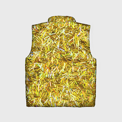 Детский жилет Золотые ленточки / 3D-Черный – фото 2