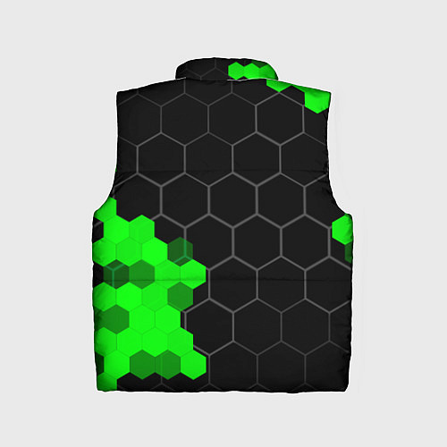 Детский жилет Suzuki green sport hexagon / 3D-Черный – фото 2