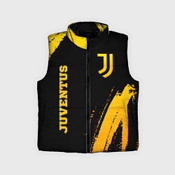 Детский жилет Juventus - gold gradient вертикально