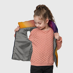 Детский жилет Абстракция солнечный луч, цвет: 3D-светло-серый — фото 2