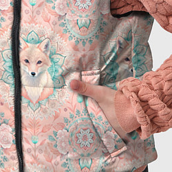 Детский жилет Лисицы на светлом фоне, цвет: 3D-черный — фото 2