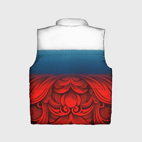 Детский жилет Триколор и герб Росссия / 3D-Черный – фото 2