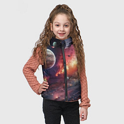 Детский жилет Космический мир, цвет: 3D-черный — фото 2