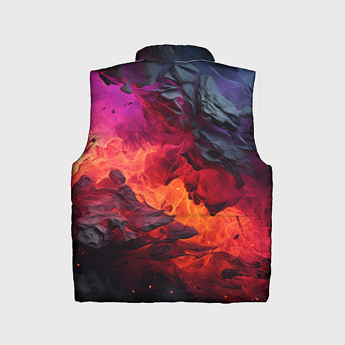Детский жилет Яркий абстрактный путь / 3D-Черный – фото 2