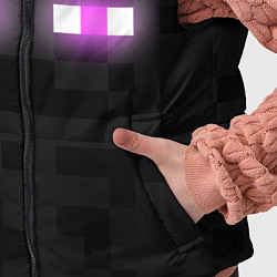 Детский жилет Эндермен майнкрафт, цвет: 3D-черный — фото 2