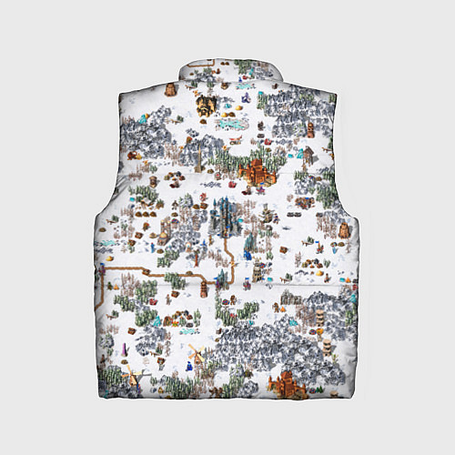 Детский жилет Герои 3 Карта Башни / 3D-Черный – фото 2