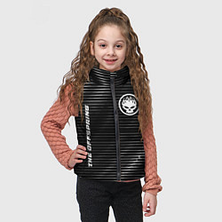 Детский жилет The Offspring metal rock lines, цвет: 3D-черный — фото 2