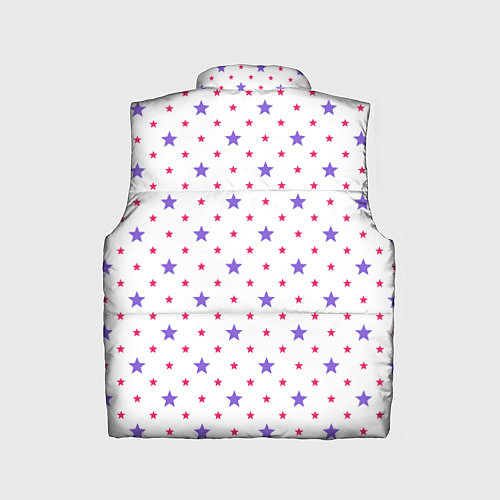 Детский жилет Красивый узор звезды / 3D-Черный – фото 2