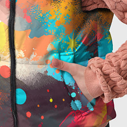 Детский жилет Акварельная абстракция - нейросеть, цвет: 3D-черный — фото 2