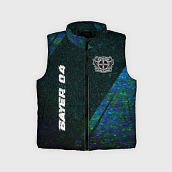 Детский жилет Bayer 04 glitch blue, цвет: 3D-черный
