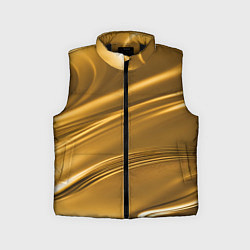 Детский жилет Золотой сплав абстрактная текстура, цвет: 3D-черный