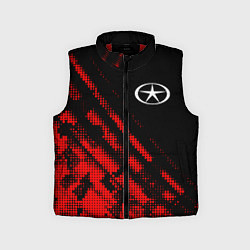 Детский жилет JAC sport grunge, цвет: 3D-красный