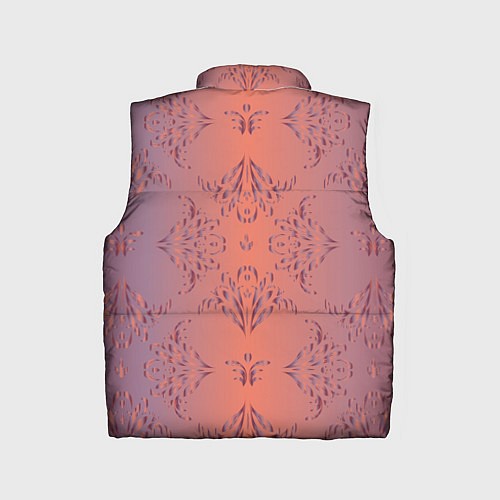 Детский жилет Векторные узоры / 3D-Светло-серый – фото 2