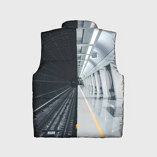 Детский жилет Метро Москвы / 3D-Черный – фото 2