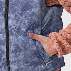 Детский жилет Абстракция - синий лёд, цвет: 3D-светло-серый — фото 2