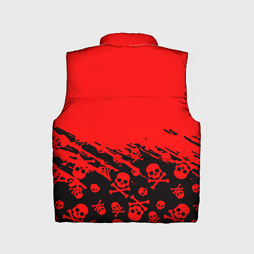 Детский жилет Nirvana rock skull / 3D-Черный – фото 2