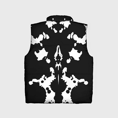 Детский жилет Тест Роршаха - нейросеть / 3D-Красный – фото 2