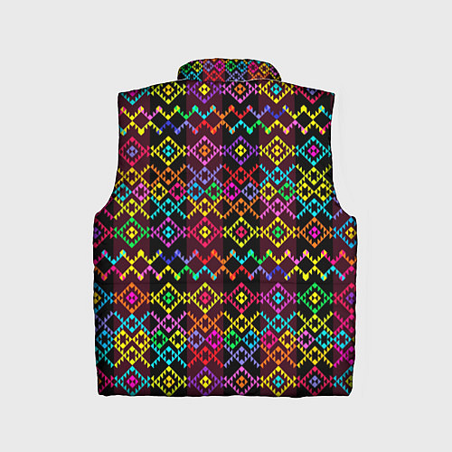 Детский жилет Этнический геометрический узор / 3D-Черный – фото 2