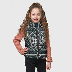Детский жилет Узорчатый ковер, цвет: 3D-светло-серый — фото 2