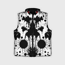 Детский жилет Psychedelic Rorschach test - ai art, цвет: 3D-красный