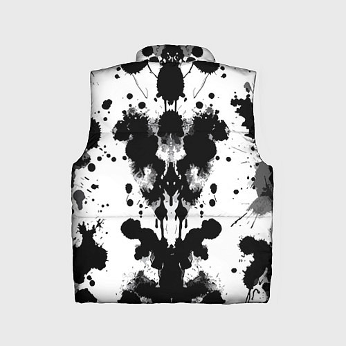 Детский жилет The psychedelic Rorschach test - ai art / 3D-Черный – фото 2