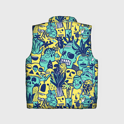 Детский жилет Монстры тропические / 3D-Черный – фото 2
